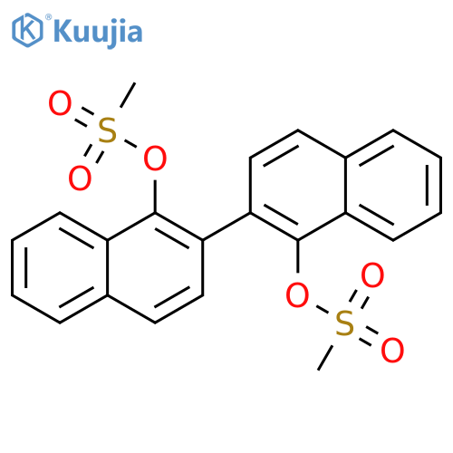 (S) - (+) -1, 1-Bi-2-naphthyl dimethanesulfonate structure