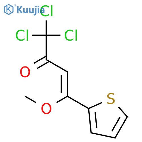 3-BUTEN-2-ONE, 1,1,1-TRICHLORO-4-METHOXY-4-(2-THIENYL)- structure