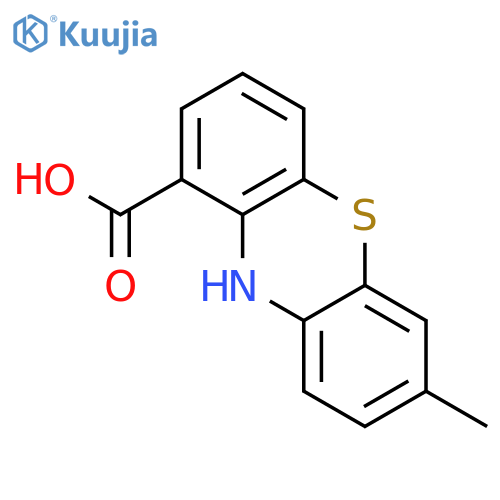 10H-Phenothiazine-1-carboxylic acid, 7-methyl- structure