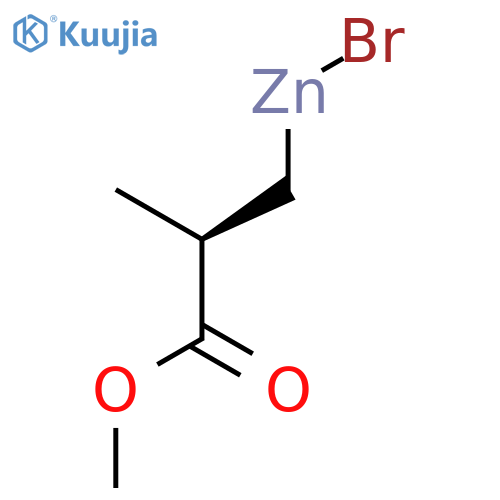 Zinc, bromo[(2R)-3-methoxy-2-methyl-3-oxopropyl]- structure