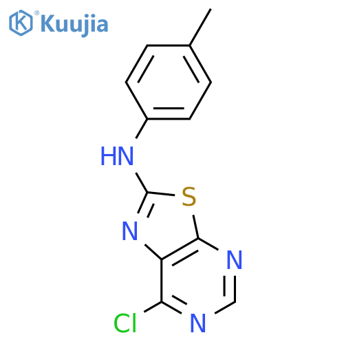 (7-Chlorothiazolo5,4-dpyrimidin-2-yl)-p-tolyl-amine structure