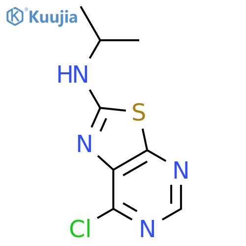 (7-Chlorothiazolo5,4-dpyrimidin-2-yl)isopropylamine structure