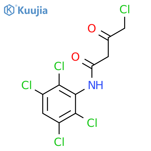 Butanamide, 4-chloro-3-oxo-N-(2,3,5,6-tetrachlorophenyl)- structure
