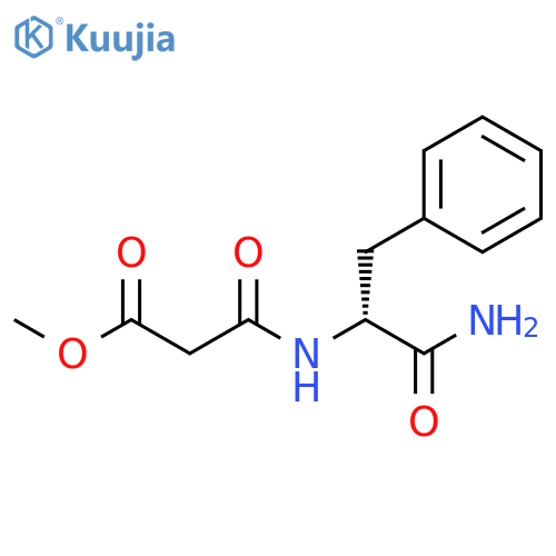 Propanoic acid, 3-[[2-amino-2-oxo-1-(phenylmethyl)ethyl]amino]-3-oxo-,methyl ester, (R)- structure
