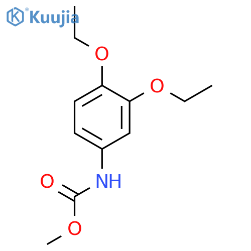 CARBAMIC ACID, (3,4-DIETHOXYPHENYL)-, METHYL ESTER structure