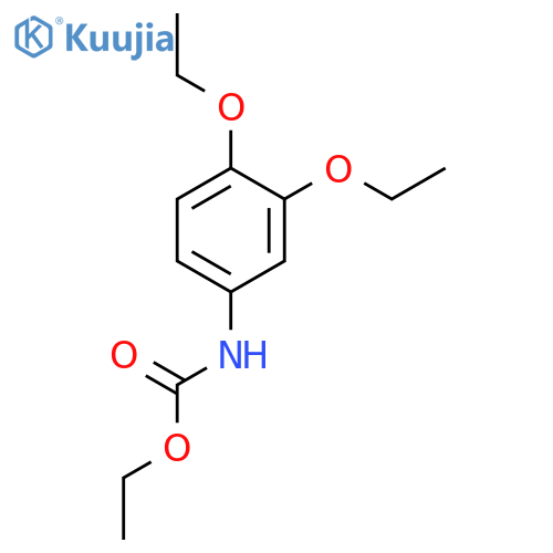 CARBAMIC ACID, (3,4-DIETHOXYPHENYL)-, ETHYL ESTER structure
