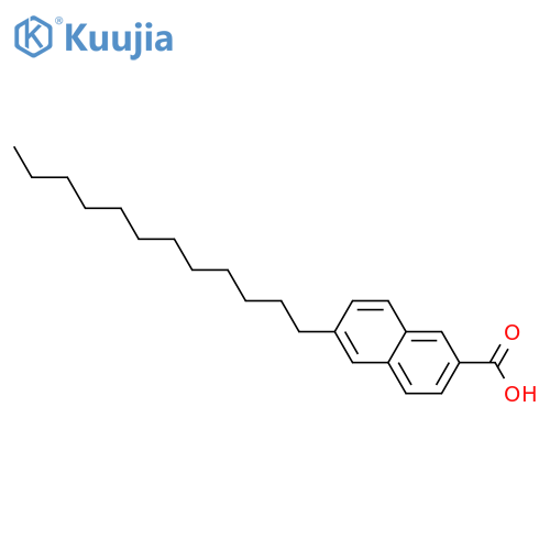 6-N-DODECYLNAPHTHALENE-2-CARBOXYLIC ACID structure