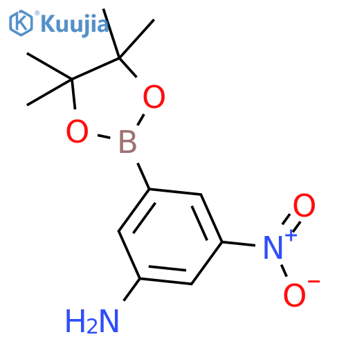 3-Amino-5-nitrophenylboronic acid, pinacol ester structure