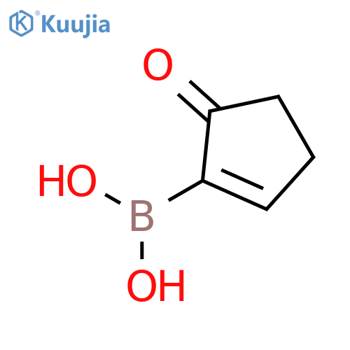 5-Oxocyclopenten-1-ylboronic acid structure
