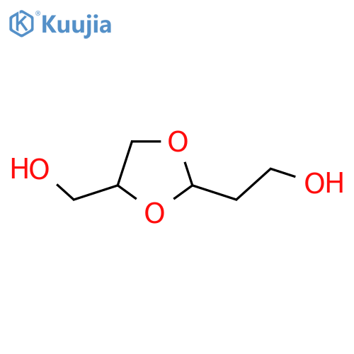 4-(Hydroxymethyl)-1,3-dioxolane-2-ethanol structure