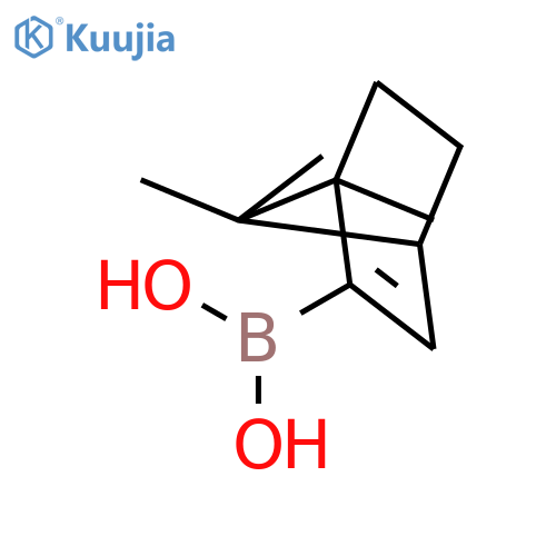 ((1S)-1,7,7-trimethylbicyclo[2.2.1]hept-2-en-2-yl)boronic acid structure