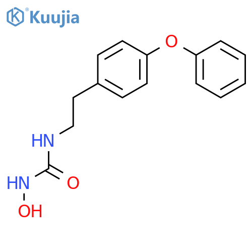 UREA, N-HYDROXY-N'-[2-(4-PHENOXYPHENYL)ETHYL]- structure