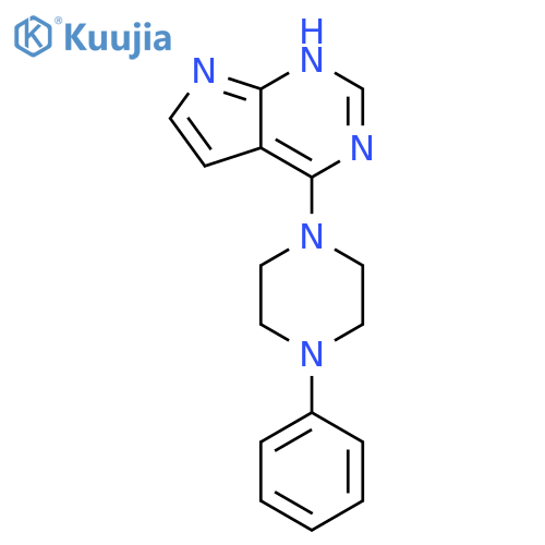 4-(4-phenylpiperazin-1-yl)-7H-pyrrolo[2,3-d]pyrimidine structure