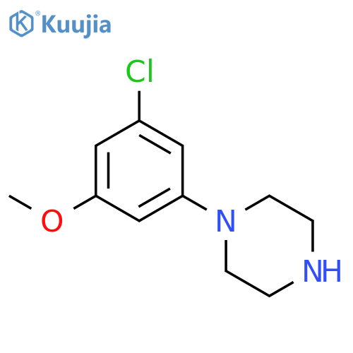 1-(3-Chloro-5-Methoxyphenyl)piperazine structure