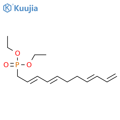 Phosphonic acid, (2E,4E,8E)-2,4,8,10-undecatetraenyl-, diethyl ester structure