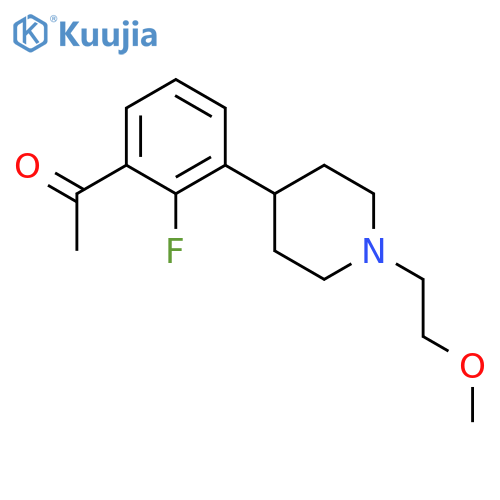 ETHANONE, 1-[2-FLUORO-3-[1-(2-METHOXYETHYL)-4-PIPERIDINYL]PHENYL]- structure