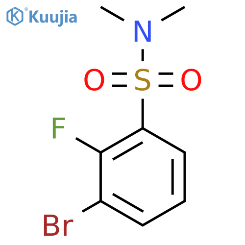 3-Bromo-2-Fluoro-N,N-Dimethyl-Benzenesulfonamide structure