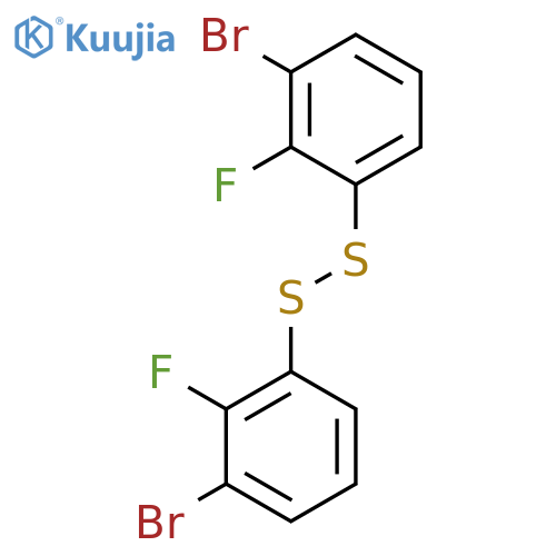 Disulfide, bis(3-bromo-2-fluorophenyl) structure
