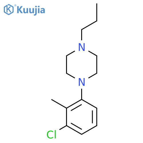 PIPERAZINE, 1-(3-CHLORO-2-METHYLPHENYL)-4-PROPYL- structure