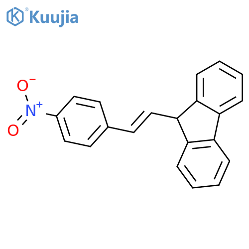 9H-Fluorene, 9-[2-(4-nitrophenyl)ethenyl]- structure