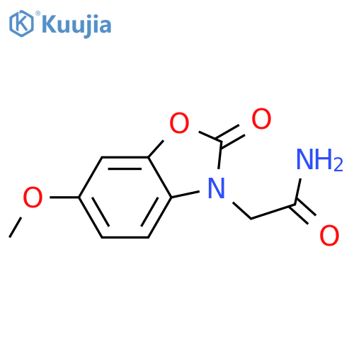 3(2H)-BENZOXAZOLEACETAMIDE, 6-METHOXY-2-OXO- structure