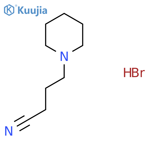 4-Piperidin-1-ylbutanenitrile hydrobromide structure