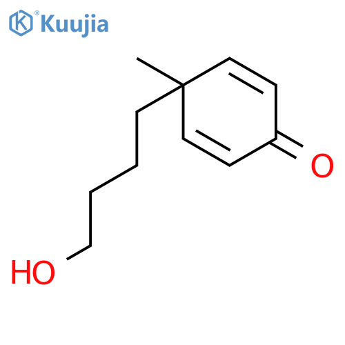 2,5-CYCLOHEXADIEN-1-ONE, 4-(4-HYDROXYBUTYL)-4-METHYL- structure