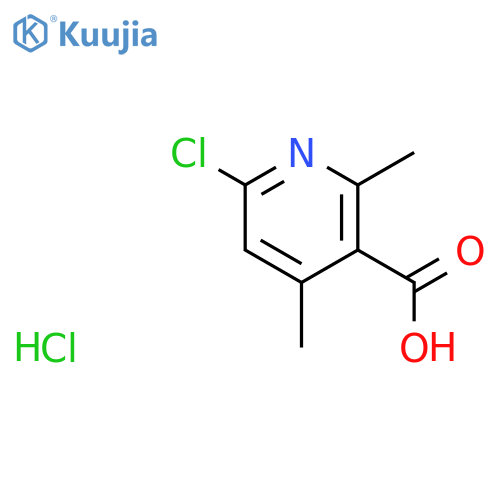 6-Chloro-2,4-dimethylnicotinic acid hydrochloride structure