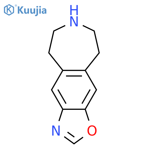 5H-Oxazolo[4,5-h][3]benzazepine, 6,7,8,9-tetrahydro- structure