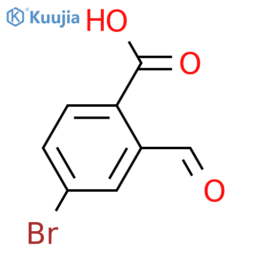 4-bromo-2-formylbenzoic acid structure