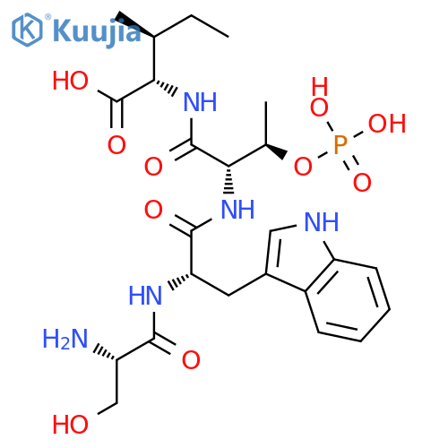 L-ISOLEUCINE, L-SERYL-L-TRYPTOPHYL-O-PHOSPHONO-L-THREONYL- structure
