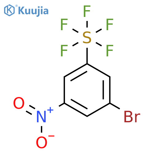 1-Pentafluorosulfanyl-3-bromo-5-nitrobenzene structure