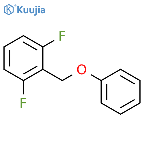 BENZENE, 1,3-DIFLUORO-2-(PHENOXYMETHYL)- structure