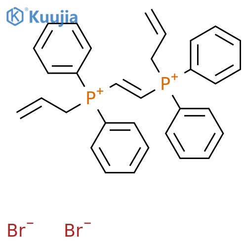 PHOSPHONIUM, 1,2-ETHENEDIYLBIS[DIPHENYL-2-PROPENYL-, DIBROMIDE structure