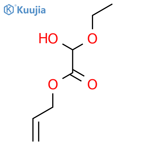 Acetic acid, ethoxyhydroxy-, 2-propenyl ester structure