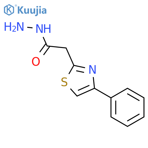 2-(4-Phenyl-1,3-thiazol-2-yl)acetohydrazide structure