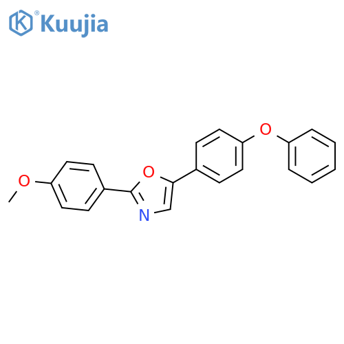 OXAZOLE, 2-(4-METHOXYPHENYL)-5-(4-PHENOXYPHENYL)- structure