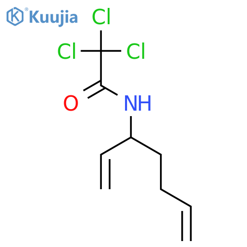 2,2,2-Trichloro-N-(hepta-1,6-dien-3-yl)acetamide structure
