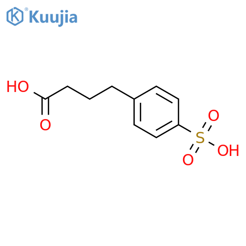 Benzenebutanoic acid, 4-sulfo- structure