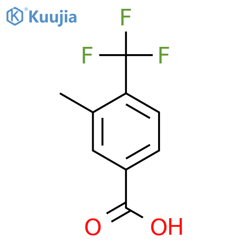 3-Methyl-4-(trifluoromethyl)benzoic acid structure