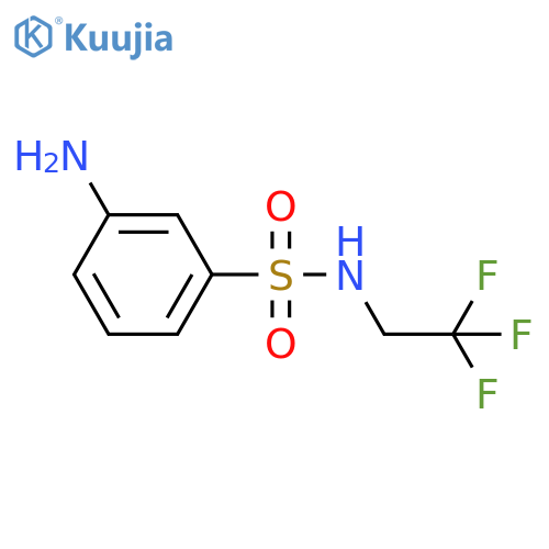 BENZENESULFONAMIDE, 3-AMINO-N-(2,2,2-TRIFLUOROETHYL)- structure