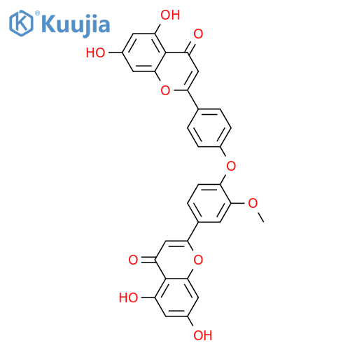 3',5,7-Trihydroxyflavone-(4'→4')-4',5,7-trihydroxyflavone; 3'-Me ether structure