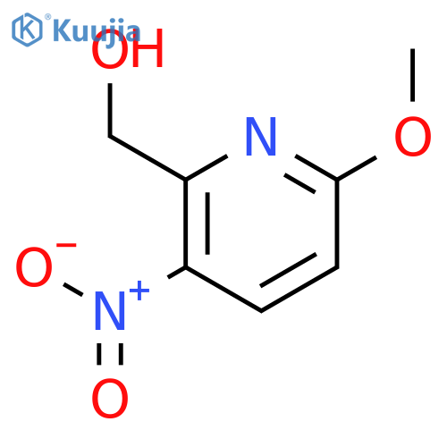 2-Pyridinemethanol, 6-methoxy-3-nitro- structure