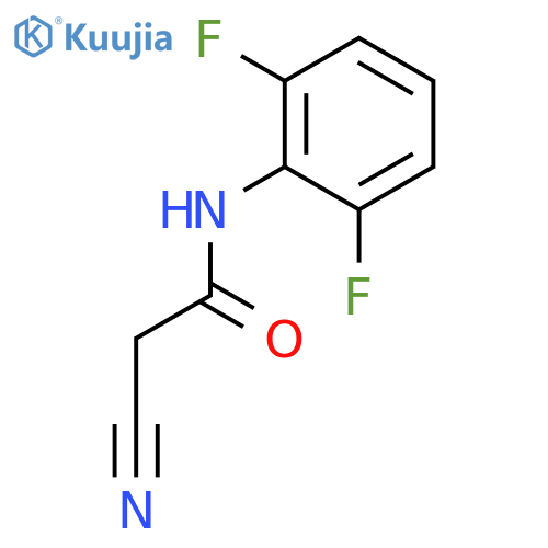 Acetamide, 2-cyano-N-(2,6-difluorophenyl)- structure