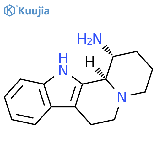 Indolo[2,3-a]quinolizin-1-amine, 1,2,3,4,6,7,12,12b-octahydro-, (1R,12bR)-rel- structure