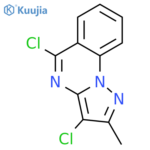 3,5-Dichloro-2-methylpyrazolo1,5-aquinazoline structure