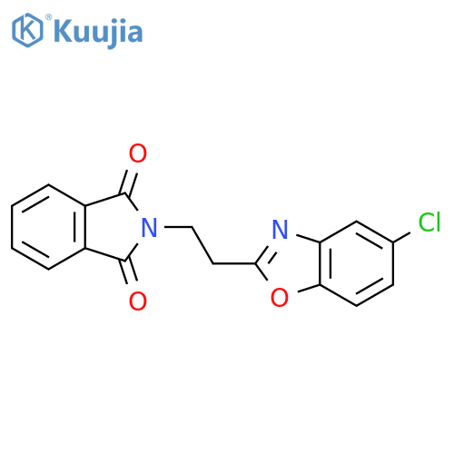 2-2-(5-Chloro-1,3-benzoxazol-2-yl)ethyl-1H-isoindole-1,3(2H)-dione structure