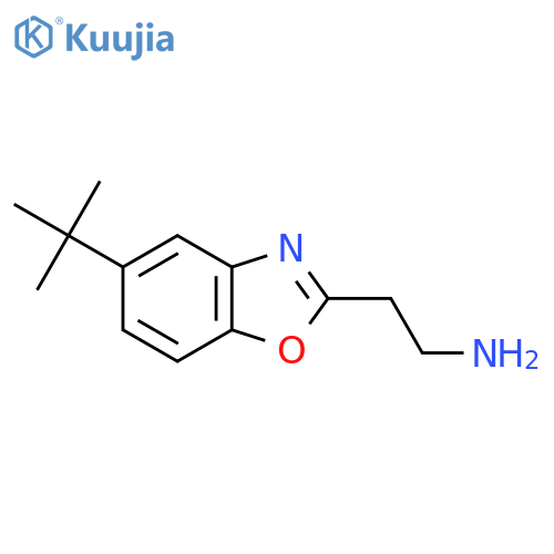 2-(5-tert-Butyl-1,3-benzoxazol-2-yl)ethylamine structure