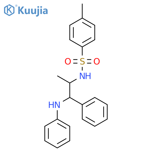 Benzenesulfonamide,4-methyl-N-[1-methyl-2-phenyl-2-(phenylamino)ethyl]- structure
