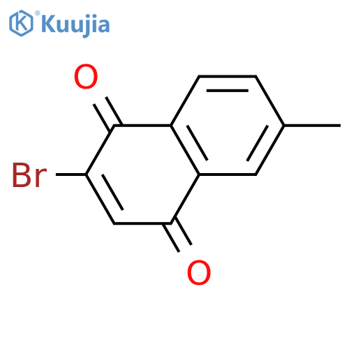 1,4-Naphthalenedione, 2-bromo-6-methyl- structure